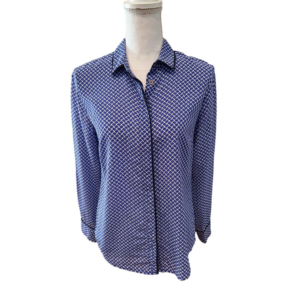 Club Monaco Blue Button Down Shirt